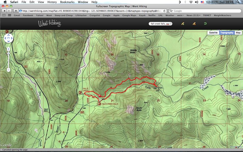 trail route